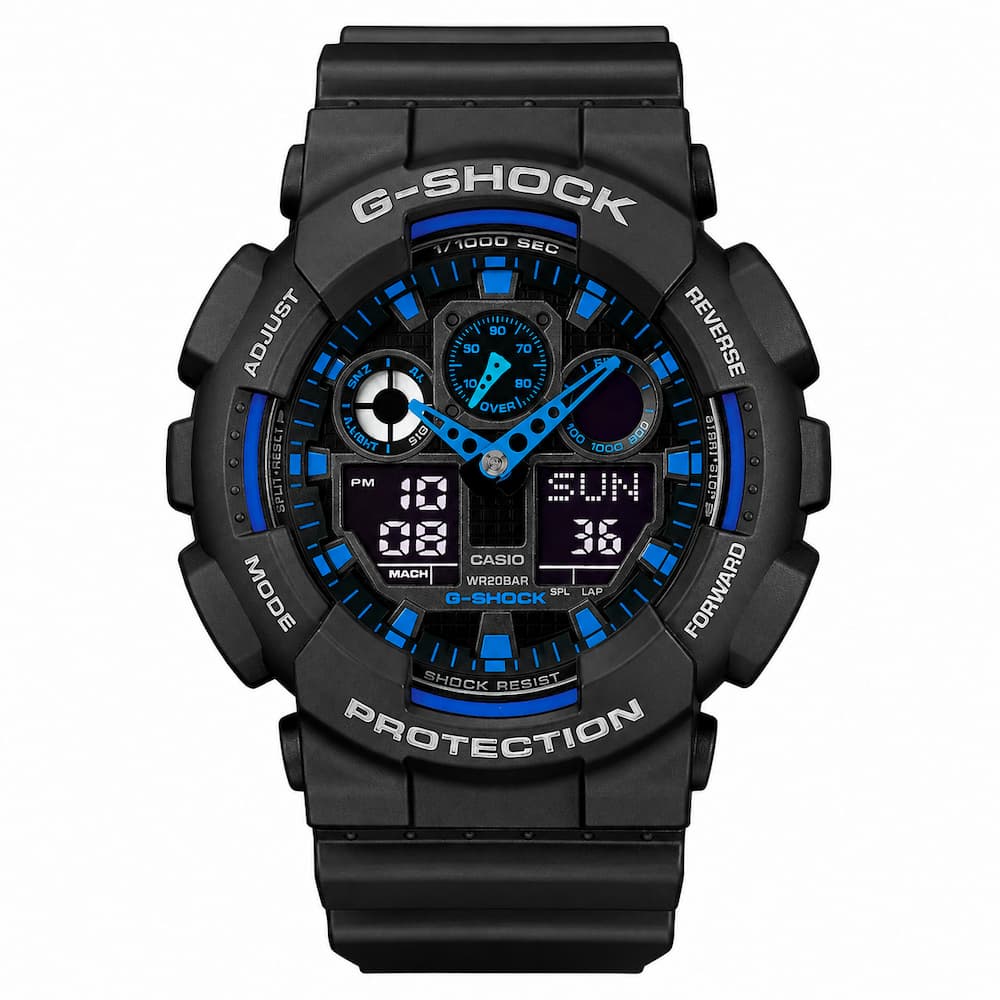 Casio GA-100-1A2ER Herreur G-Shock Ur Sort Casio GA-100-1A2ER Herreur G-Shock Ur Sort