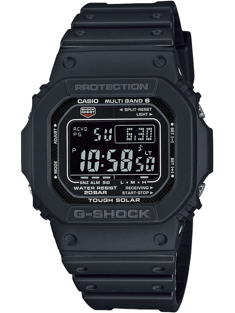 Casio GW-M5610U-1BER Herreur G-Shock Soldrevet Ur
